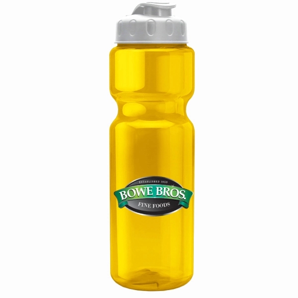 28 oz Transparent Sports Bottle - Image 5