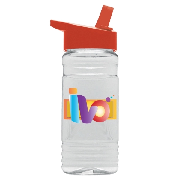 20 oz. Tritan Bottle - Flip Straw Lid - Digital - Image 2