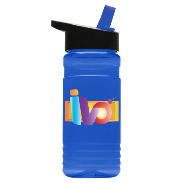 20 oz. Tritan Bottle - Flip Straw Lid - Digital - Image 5