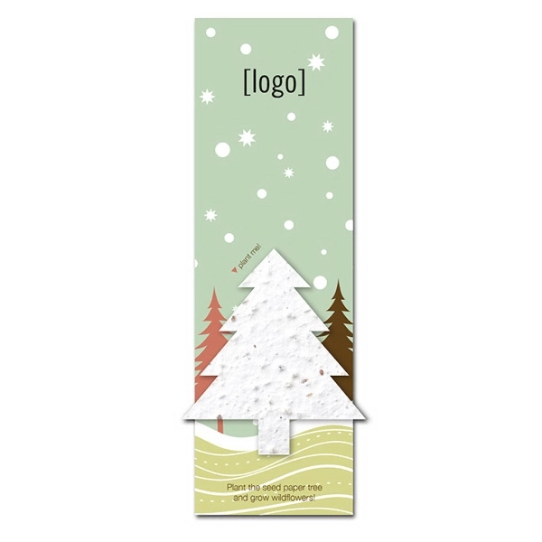 Holiday seed paper shape Bookmark, small - Image 3