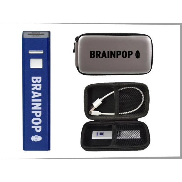 2600 mAh Power Bank with Ultra Zipper Pouch - Image 10