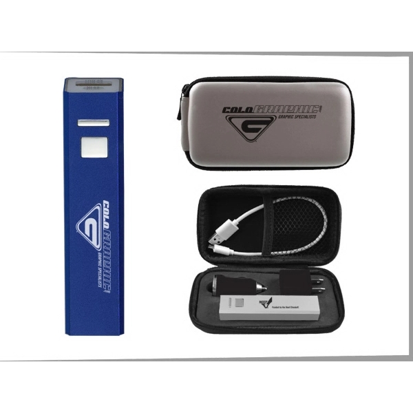 Topflite Traveler Power Bank Gift Set w/Ultra Travel Case - Image 11