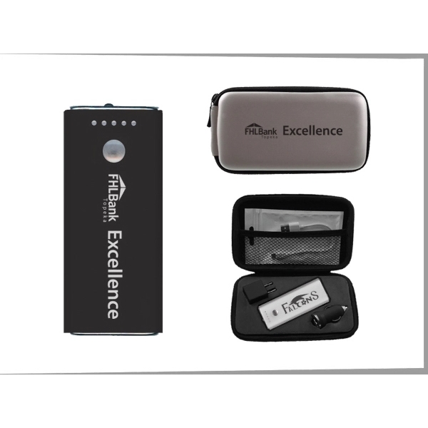Topflite Traveler Power Bank Gift Set w/Ultra Travel Case - Image 3