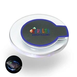 Bongo Wireless Charging Pad - Black&Blue