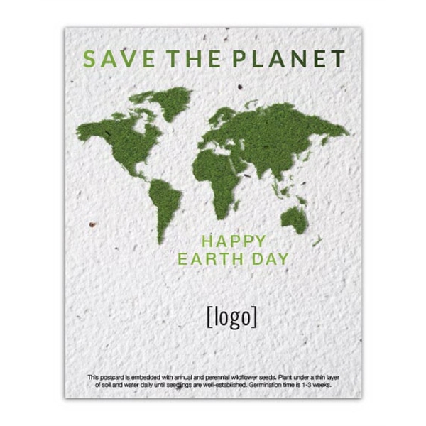 Earth Day Seed Paper Postcard - Image 3