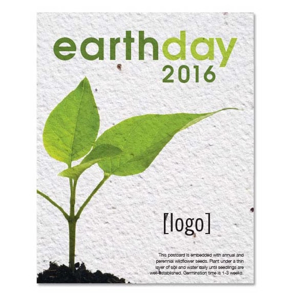 Earth Day Seed Paper Postcard - Image 5