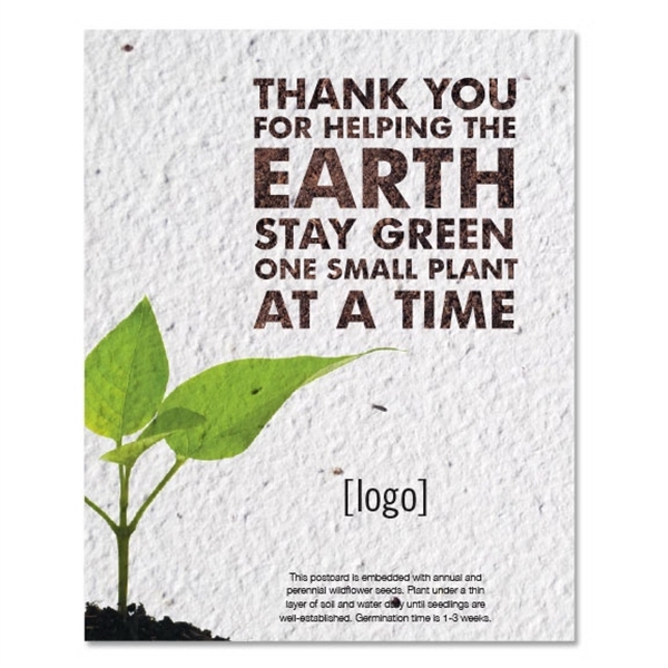 Earth Day Seed Paper Postcard - Image 7