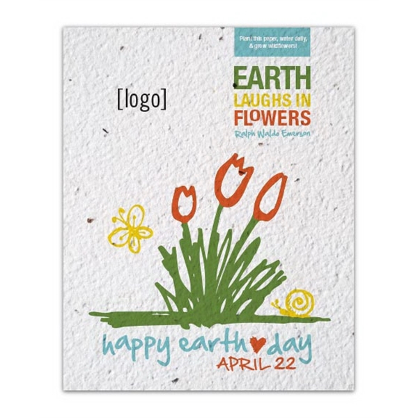 Earth Day Seed Paper Postcard - Image 23