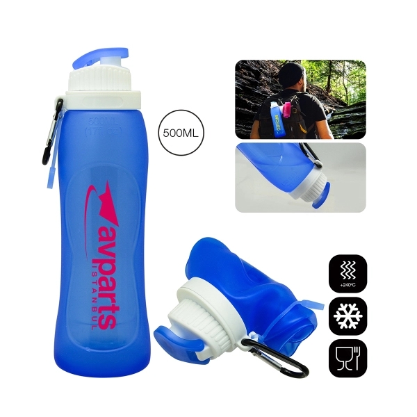 H2O collapsible water bottle LG - 17oz (500ml) - Image 2