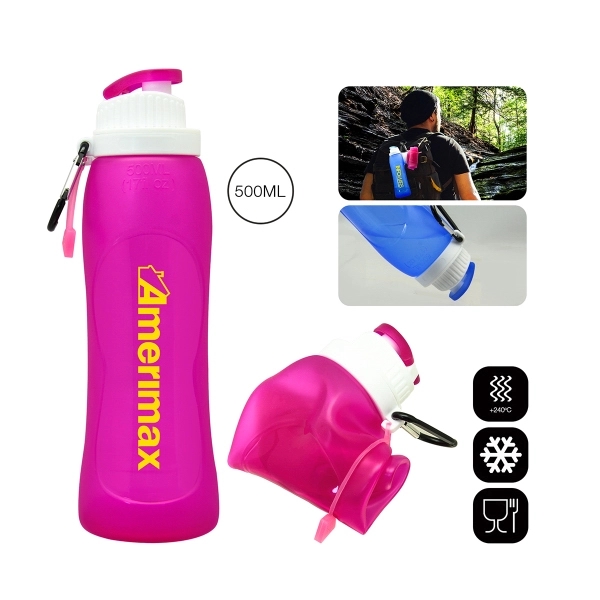 H2O collapsible water bottle LG - 17oz (500ml) - Image 6
