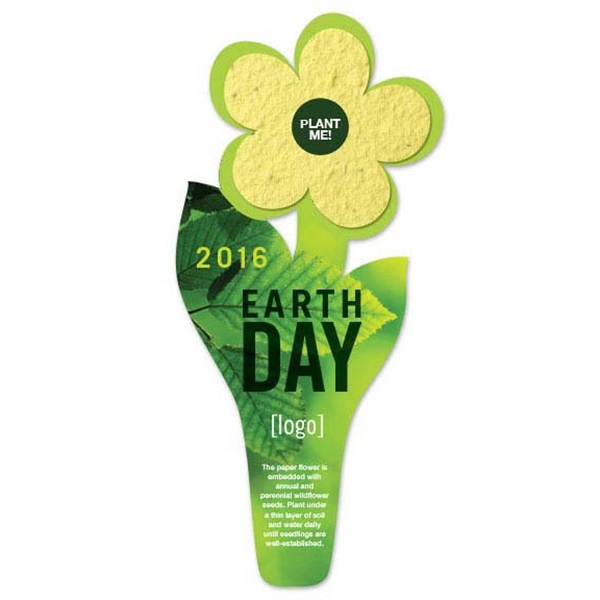 Earth Day Seed Paper Flower Bookmark - Image 4