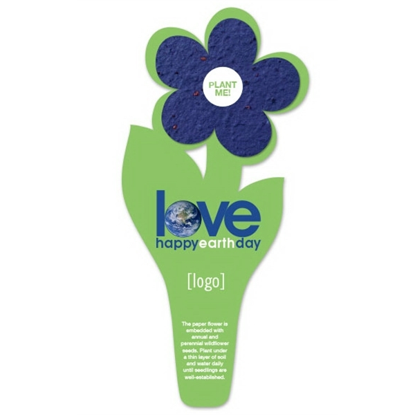 Earth Day Seed Paper Flower Bookmark - Image 5