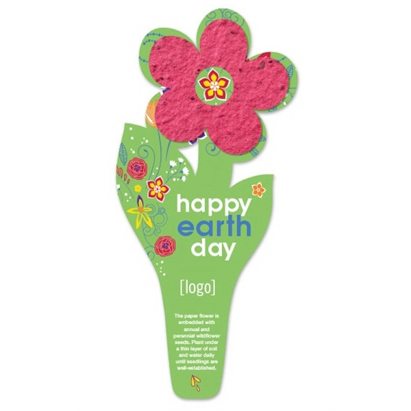 Earth Day Seed Paper Flower Bookmark - Image 6