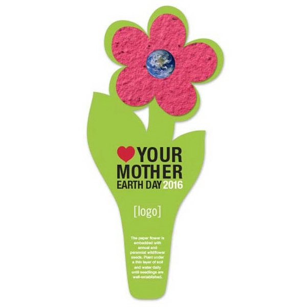 Earth Day Seed Paper Flower Bookmark - Image 7
