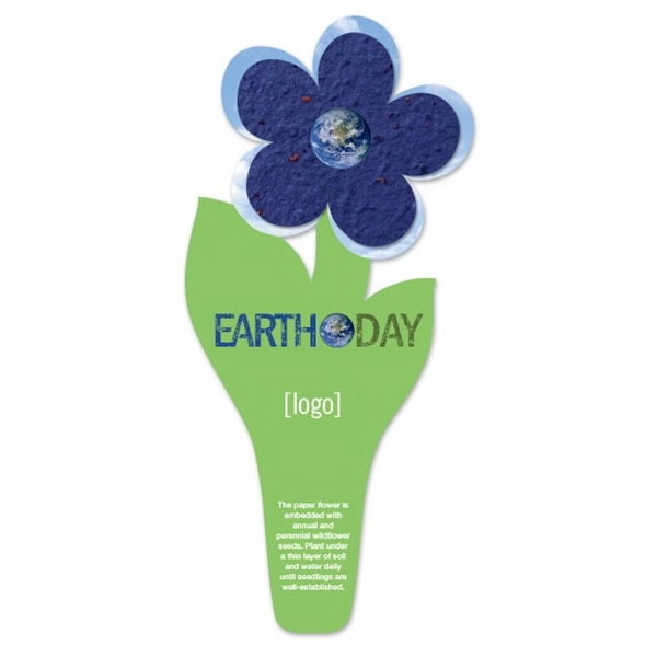 Earth Day Seed Paper Flower Bookmark - Image 9