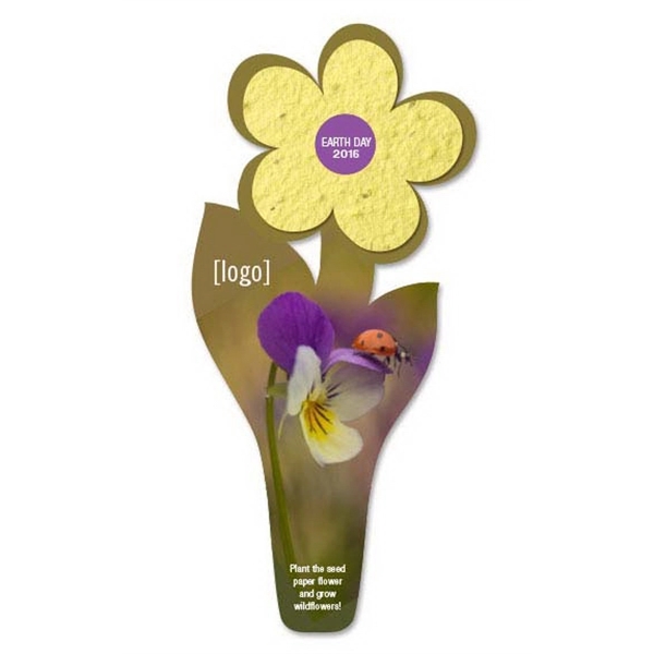 Earth Day Seed Paper Flower Bookmark - Image 12
