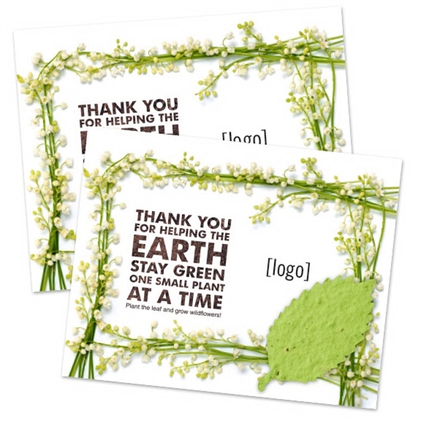 Earth Day Seed Paper Shape Postcard - Image 6