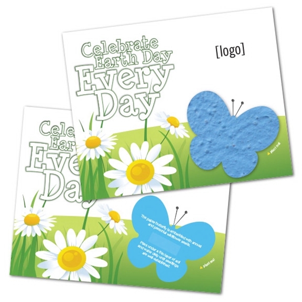 Earth Day Seed Paper Shape Postcard - Image 7