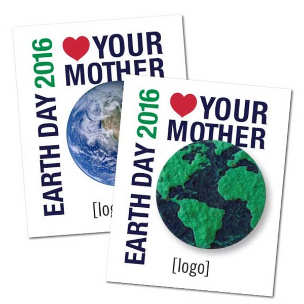 Earth Day Seed Paper Shape Postcard - Image 11