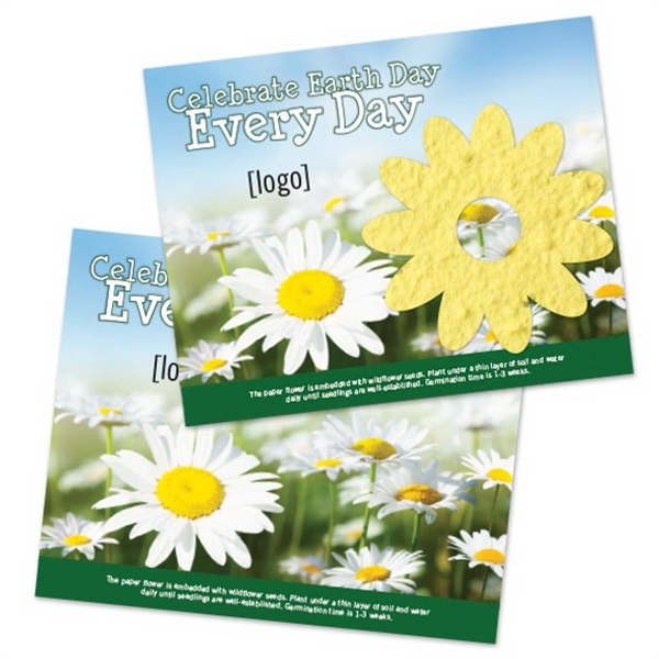 Earth Day Seed Paper Shape Postcard - Image 17