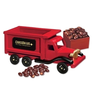 1950-Era Dump Truck with Chocolate Covered Almonds