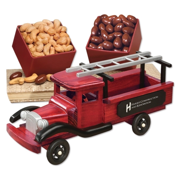1940-Era Pick-up Truck with Chocolate Almonds & Cashews