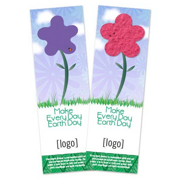 Earth Day Seed Paper Shape Bookmark, small - Image 4