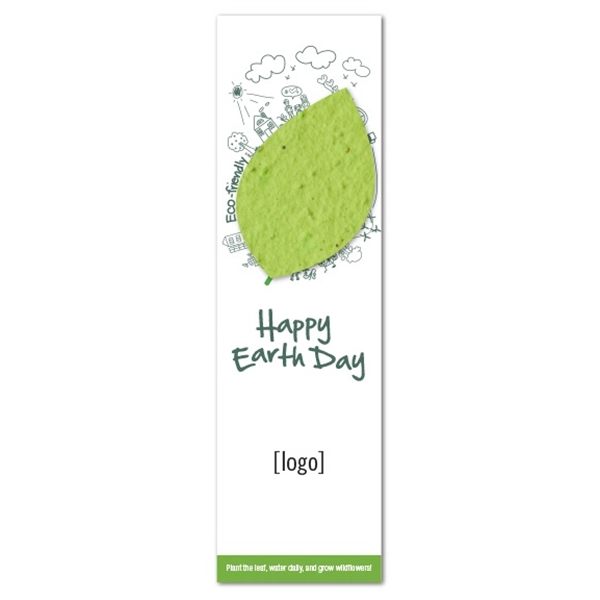 Earth Day Seed Paper Shape Bookmark - Image 3