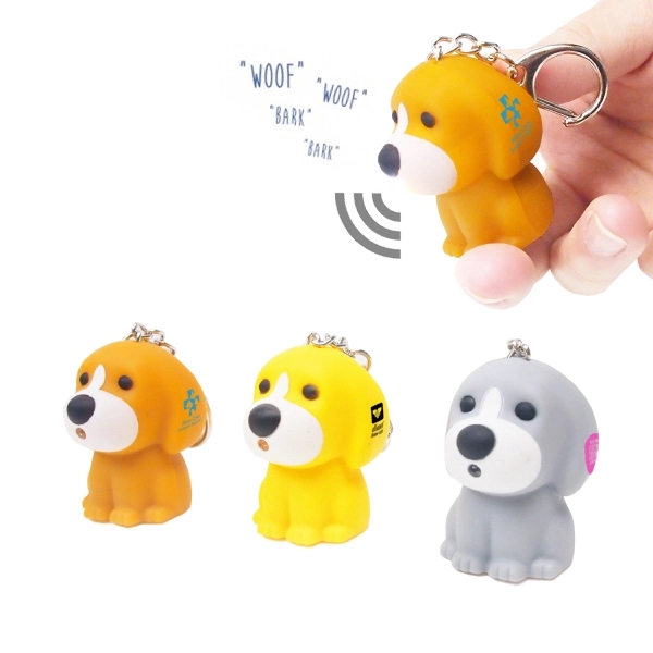 Dog LED Keylight Keychain - Image 1