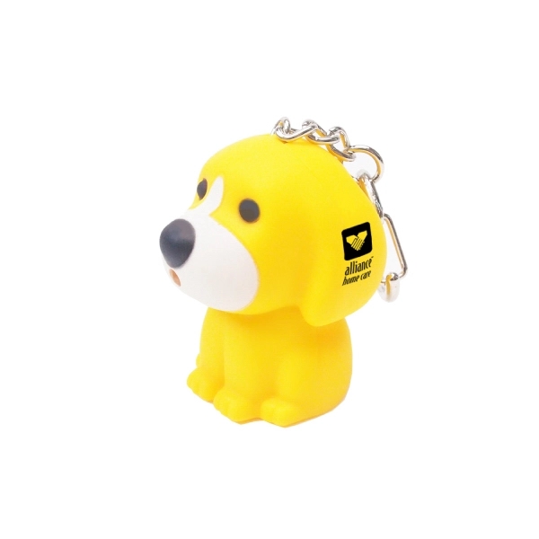 Dog LED Keylight Keychain - Image 2