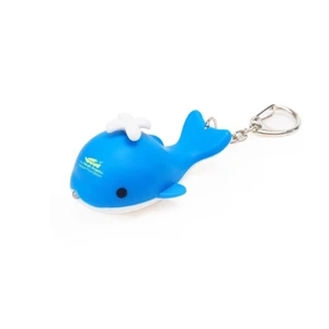 Whale LED Keylight Keychain