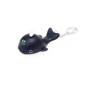 Whale LED Keylight Keychain