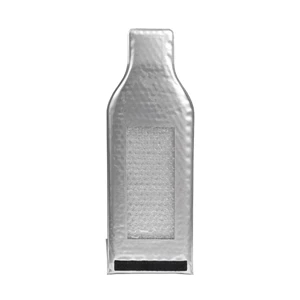 Wine Safeguard Reusable Bottle Protector- Silver