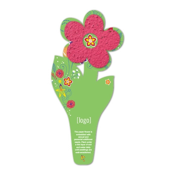 Everyday Seed Paper Flower Bookmark - Image 2