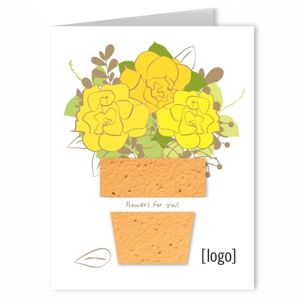Everyday Seed Paper Shape Folding Card - Image 1