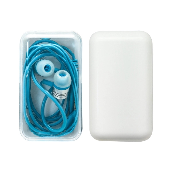 Techno Earbuds - Blue - Image 2