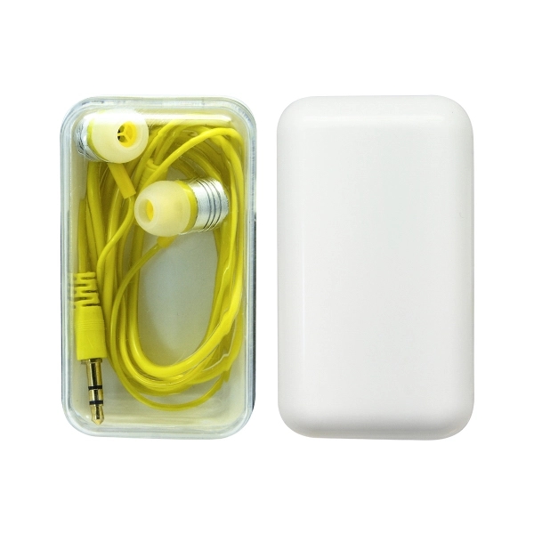 Techno Earbuds - Yellow - Image 2