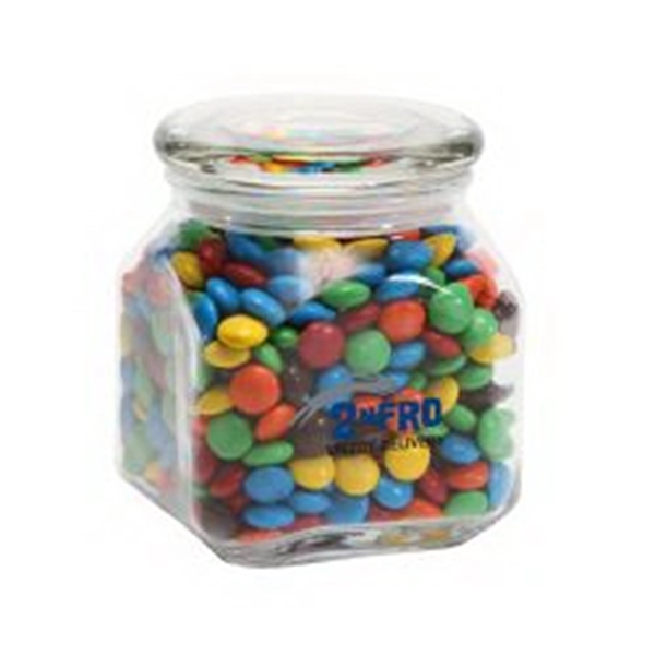 Candy Coated Chocolate Plain in Med Glass Jar