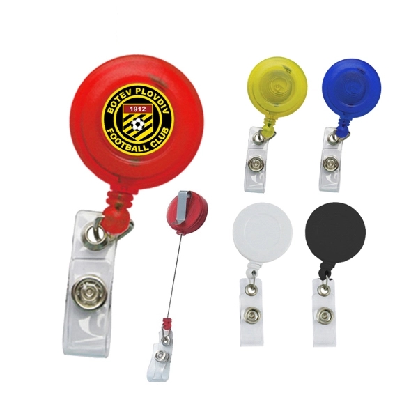 Round Badge Holder with Full color process - Image 1