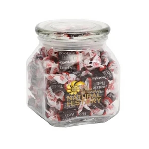 Tootsie Roll® Candy in Med Glass Jar