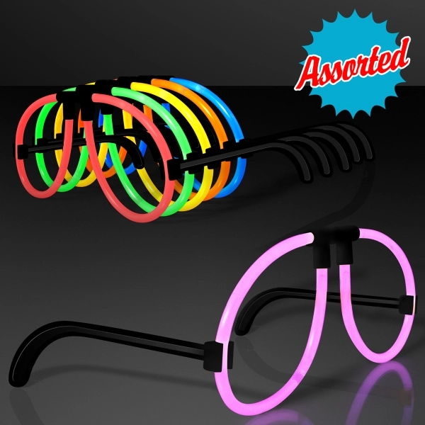 Neon Glow Glasses - Assorted Colors - Image 2