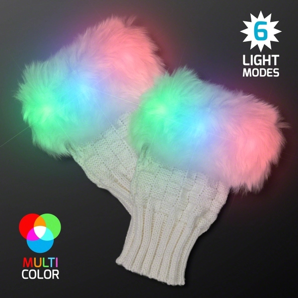 Fingerless LED Gloves - Image 1