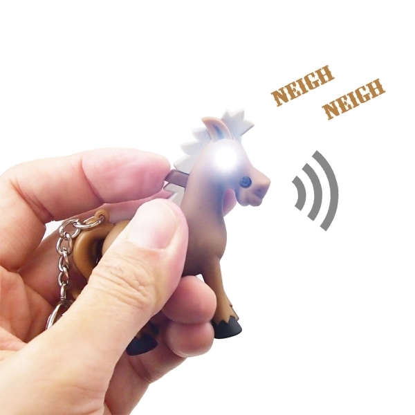 Horse Novelty LED Light Key Tag - Image 4