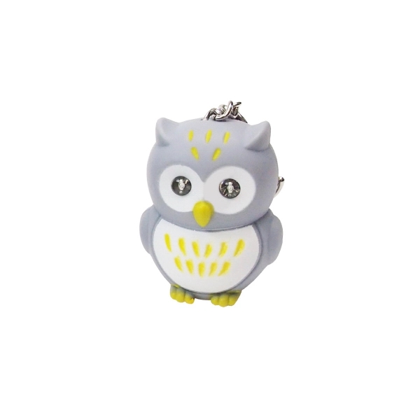Owl Novelty LED Light Key Tag - Image 3