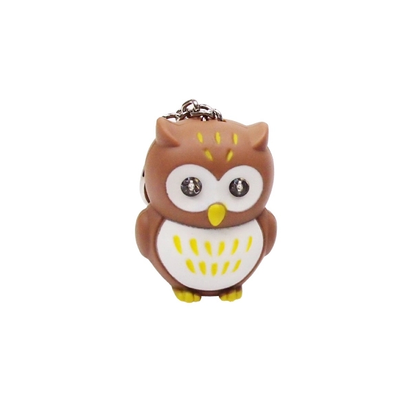 Owl Novelty LED Light Key Tag - Image 4