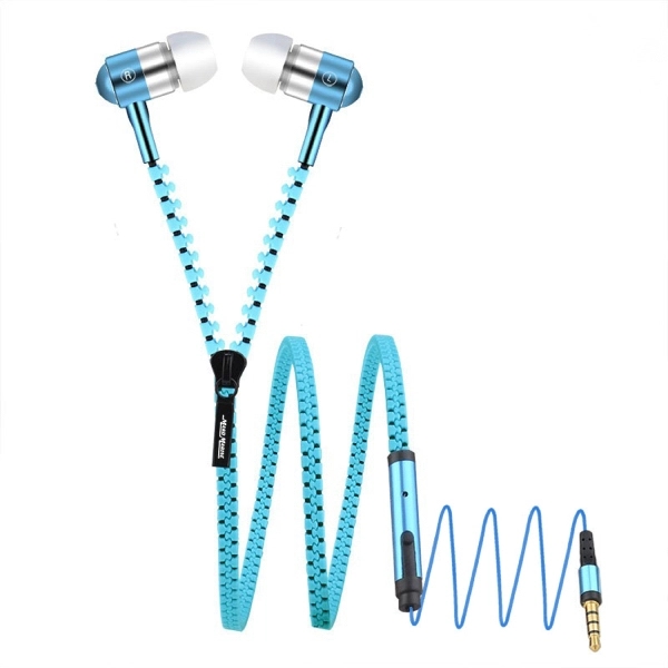 Zipper Earbud Headphones - Image 2