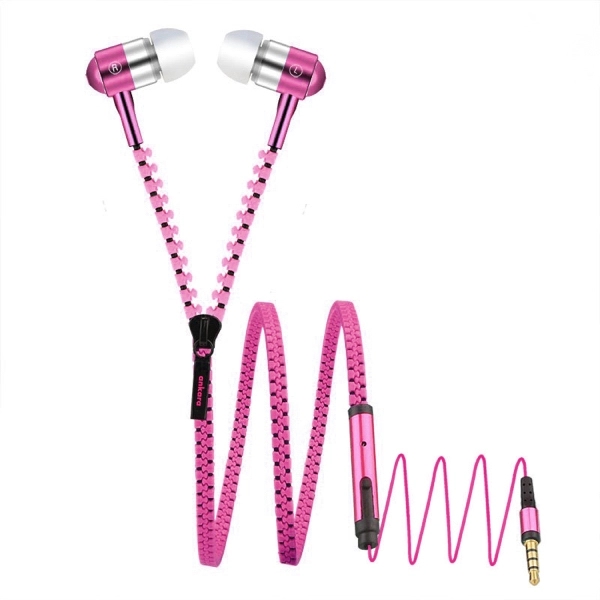 Zipper Earbud Headphones - Image 4