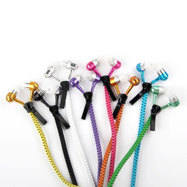 Zipper Earbud Headphones - Image 9