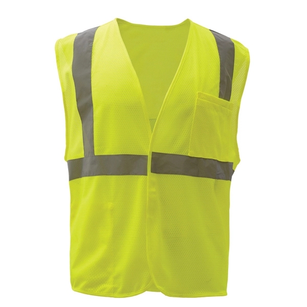 FR Treated Class 2 Safety Vest - Lime