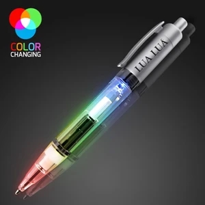 Light-up plastic pen